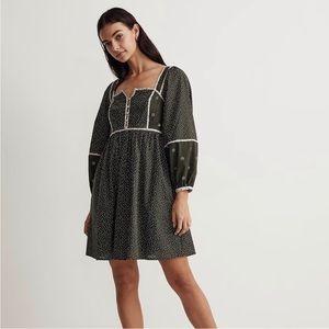 Madewell Floral Patchwork mini dress NWT 0